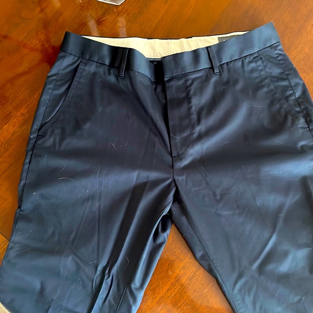 NWOT Bonobos Lightweight Friday Navy Dress Pants 33/28 Tailored Fit
